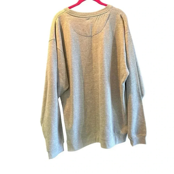 Delta Fleece Women Gray Long Sleeve Crew Neck Scream Graphic Sweatshirt Size XL - Picture 3 of 5